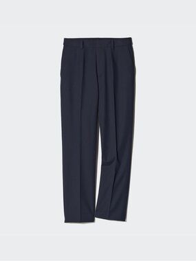 Uniqlo Women Smart Ankle Pants,, Size: L, Color: Navy, NWT